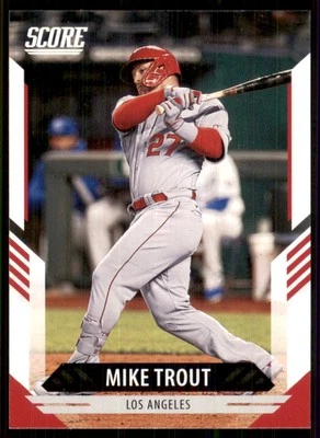 2021 Chronicles Score #9 Mike Trout Los Angeles Angels - Image 1 of 2