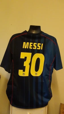 Barcelona Away Football Shirt Jersey 2004-2005 MESSI 30 2XL XXL - Image 1 of 4