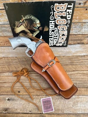 Funda Ted Blocker Star CFD Cuero Marrón Dibujo Cruzado para Colt Acción Única 5.5 Foto 1 de 4