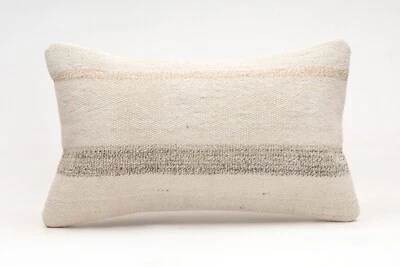 Funda de almohada de cáñamo, 12x20 pulgadas, almohada decorativa, almohada boho étnica, almohada Foto 1 de 4