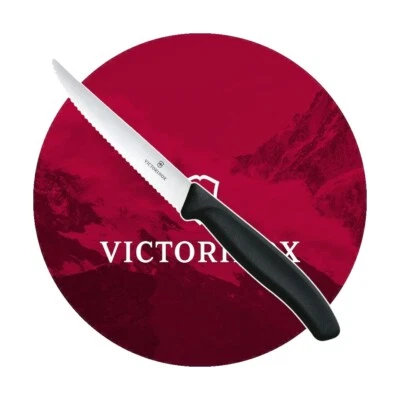 Victorinox Cuchillo para carne negro Ultimate Swiss Cutlery Knife - 6.7233.20 Foto 1 de 3