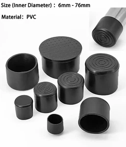 Rubber Chair Ferrules AntiScratch Floor Protector Table Feet Leg Cap End 6-76mm - Imagen 1 de 23