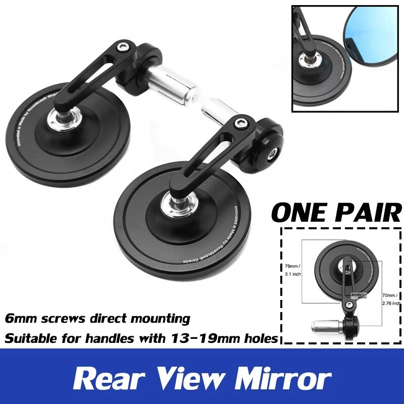 Espejo retro redondo para DUCATI DIAVEL 1260 DIAVEL 1260 S XDIAVEL S Foto 1 de 4