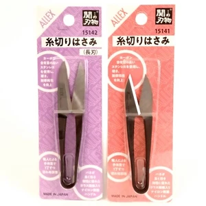 Made in Japan ALLEX Thread Snips Seki Cutlery 4.5in 4.1in High-Carbon Steel - Picture 1 of 3