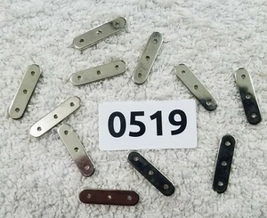 10 Edelstahl Stege 3-Löcher Armbänder / Ketten 0,99 EUR pro Stk. - Bild 1 von 2