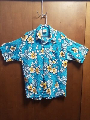 Mens Hawaiian Print Ucho Bali Button Up 2xl Shirt - Image 1 of 4