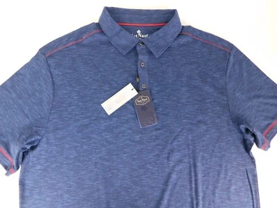 Nat Nast Luxury Originals Mens Designer Superior Blue Polo Shirt XXL NEW - Image 1 of 4