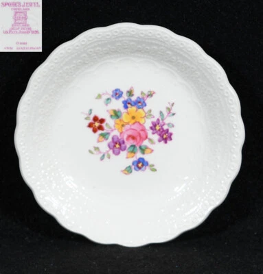 Spode Butter Pat Jewel Ann Hathaway 3 1/2" - Image 1 of 2