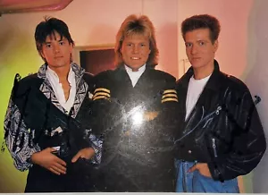 Dieter Bohlen 3x signiert Blue System Karte Unterschrift Autogramm signed RAR - Bild 1 von 6