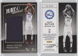 2018-19 Panini Noir Jumbo Memorabilia /49 Jimmy Butler #JM-JBT