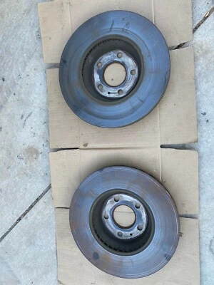 2011 Audi A5 COUPE 2.0L LEFT & RIGHT FRONT BRAKE ROTORS PAIR OEM - Image 1 of 4
