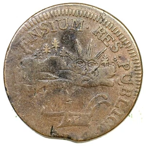 1786 RR-6 R-3 VERMONTENSIUM Vermont Colonial Copper Coin - Picture 1 of 2