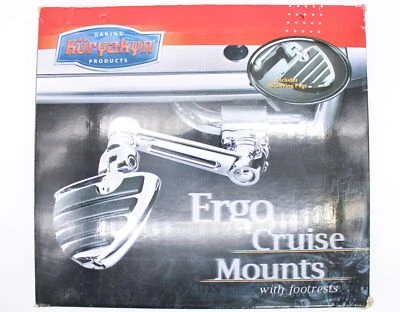 Kuryakyn Ergo Cruise Mounts W/ Footrests and ISO Wing Pegs Part Number - 4052 Foto 1 de 3