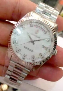 Sandoz Diamond Index Hour Marker Automatic Men's Watch 8732D - Picture 1 of 2