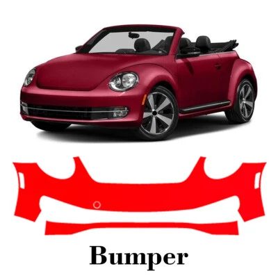 Front bumper PreCut PPF Paint Protection Film For Volkswagen Beetle 2015-2016 - Image 1 of 4