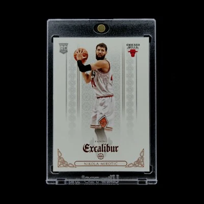 Rare Nikola Mirotic RC 🎯✅️- 2014-15 NBA Panini Excalibur Rookie Card Bulls #194 - Image 1 of 2