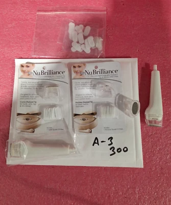 Lot NuBrilliance Microdermabrasion  Diamond Tips &  Filters &Pens - Image 1 of 4