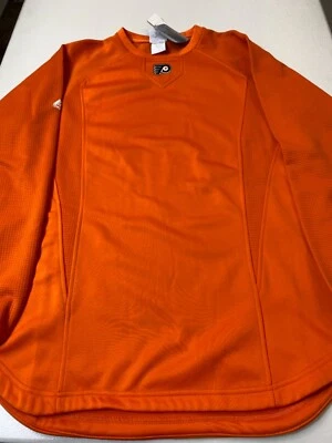 SUDADERA PHILADELPHIA FLYERS NHL MAJESTUOSA BASE TÉRMICA NARANJA ENVÍO GRATUITO Foto 1 de 4