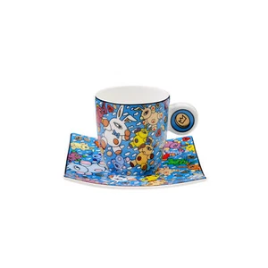 Goebel Porzellan Espressotasse mit UT 100 ml Magic Bunny Explosion Kandinsky - Bild 1 von 6