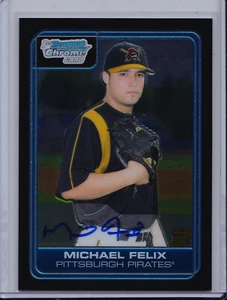 Michael Felix 2006 Bowman Draft Auto Chrome Prospect Autograph Pirates - Picture 1 of 2