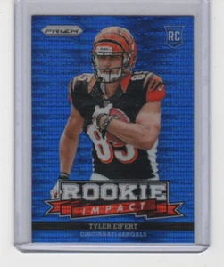 TYLER EIFERT 2013 Prizm ROOKIE IMPACT PRIZMS BLUE PULSAR #18 CINCINNATI BENGALS - Picture 1 of 1