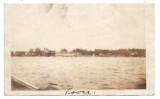 MI Michigan Houghton Lake Roscommon County Water Scene Vintage Snapshot Photo