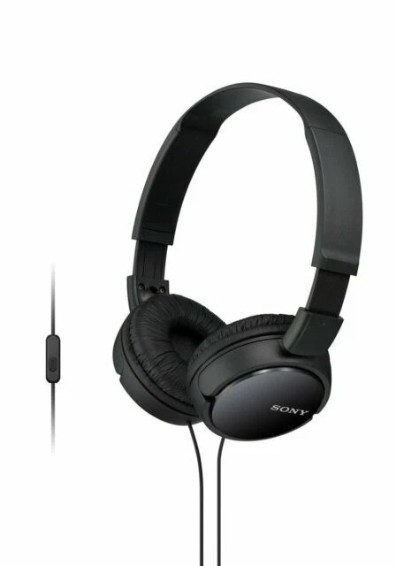Sony MDR-ZX110AP Extra Bass Smartphone Headset - Black