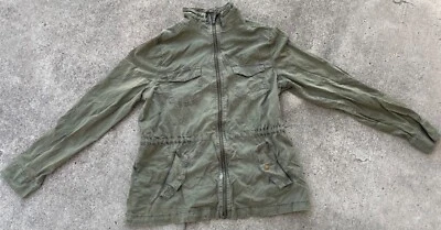 Chaqueta Sonoma para mujer verde militar con cremallera estilo militar talla L Foto 1 de 4