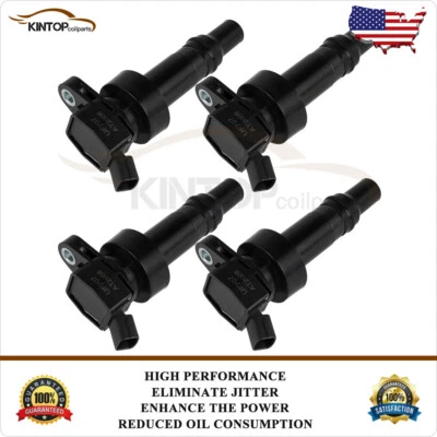 4 комплекта катушек зажигания для Hyundai Veloster 2013-2017 годов выпуска с турбонаддувом 1,6 л - Изображение 1 из 4