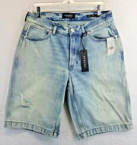 New PacSun Light Indigo Mens 30 Straight Denim Blue Jean Shorts NWT Style 0008 - Picture 1 of 7
