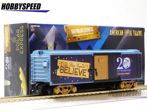 LIONEL AMERICAN FLYER 20th POLAR EXPRESS ANNIVERSARY BOXCAR S GAUGE 2419020 NEW - Picture 1 of 10