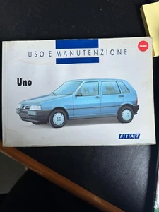 Folleto - Manual Uso y Mantenimiento para Fiat Uno Original - OEM Calidad - Imagen 1 de 3