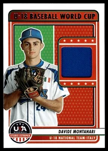 2023 Panini Stars & Stripes DAVIDE MONTANARI MATERIAL RELIC U18-DM - Picture 1 of 2