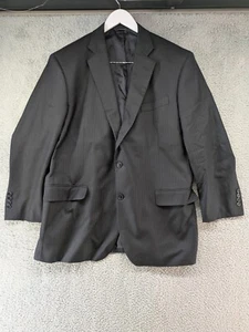 Brooks Brothers Blazer Men's 46 Reg/41 W Black 100% Wool Sports Jacket - Picture 1 of 9
