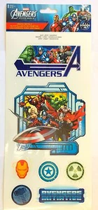 7 Avengers Assemble Window Wall Stickers Repostionable Decals Room Hulk Thor - Imagen 1 de 1