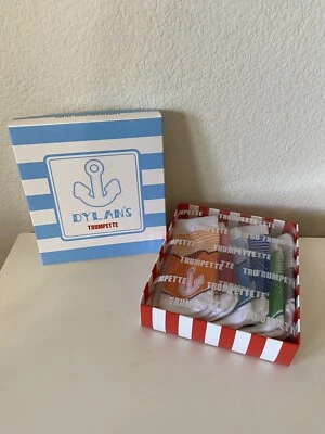 Juego de 6 pares de calcetines Trompeta Dylan ancla náutica talla 0-12 meses NUEVO Foto 1 de 4