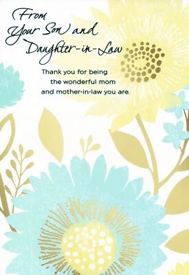 Loving MOTHER'S DAY Card FOR MOM FROM SON & DAUGHTER-IN-LAW — Hallmark +Envelope - Image 1 of 4