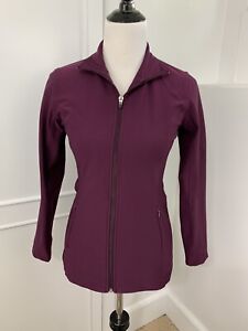 Lucy Tech Women’s Performance Jacket Full Zip Front ZIppered Pockets Size XS