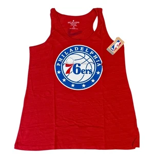 Philadelphia 76ers Red Racerback Tank Top Tee T-shirt Sz 2X NWT NBA Licensed - Picture 1 of 7
