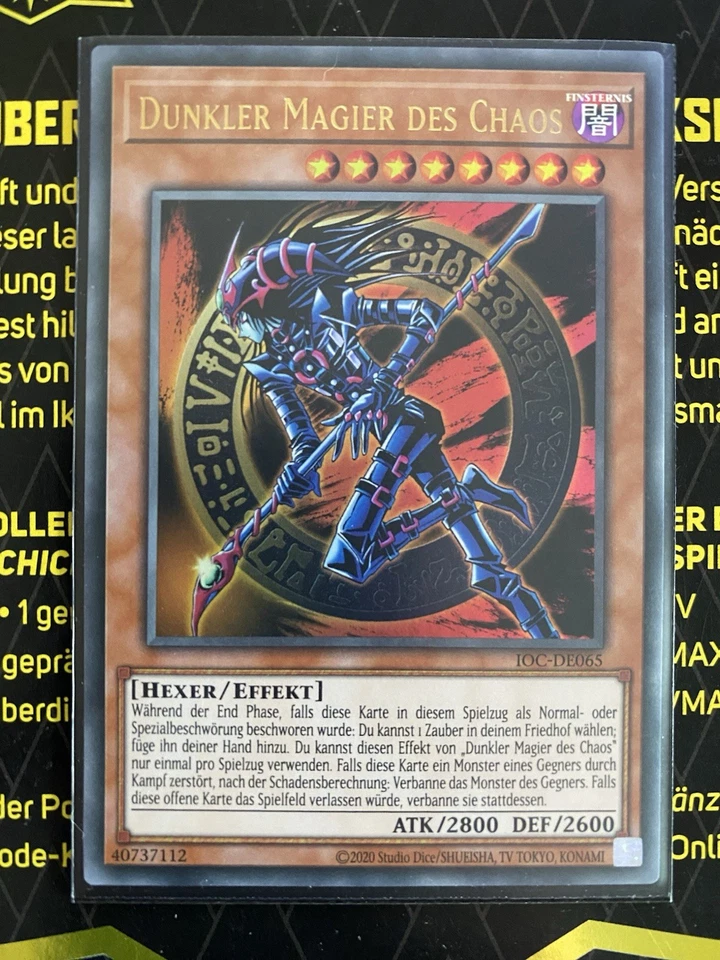 Yu-Gi-Oh! Dunkler Magier Des Chaos 25th IOC-DE065 NM/MT Packfresh - Bild 1 von 1