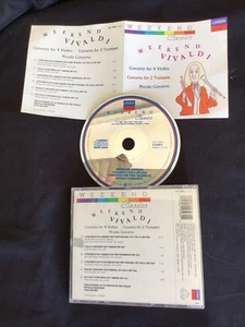 VIVALDI 4 vIOLIN cOCERTO, 2 TRUMPETS PICCOLO Decca CD Like New RESTORED NEW CASE - Imagen 1 de 2
