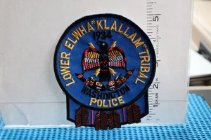 Parche de policía india tribal LOWER ELWAH KALLAM POLICÍA TRIBAL WASHINGTON 1934 - Imagen 1 de 1