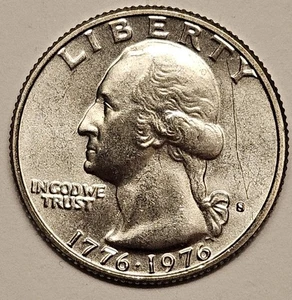 Cuarto Washington 1976 S 40 % plata - Imagen 1 de 2