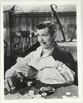 Vintage CLARK GABLE GONE WITH THE WIND Press Photo - 8"x 10" - Image 1 of 2