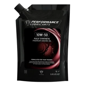TRIUMPH PERFORMANCE LUBRICANTS 10W50 FULLY SYNTHETIC OIL 1 LITRE PLFS23001-1050 - Picture 1 of 1