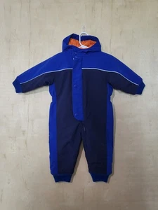 Talla:80 Hanna Andersson Traje de nieve Azul Niños Pequeños Sudadera con capucha - Imagen 1 de 7