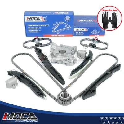 Kit de cadena de distribución bomba de aceite para Ford F-150 Mustang 2015-2017 5,0 L 9-0757S M396 Foto 1 de 4
