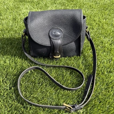 Dooney & Bourke Vintage Essex Crossbody Bag All Black Pebbled Leather - Image 1 of 4