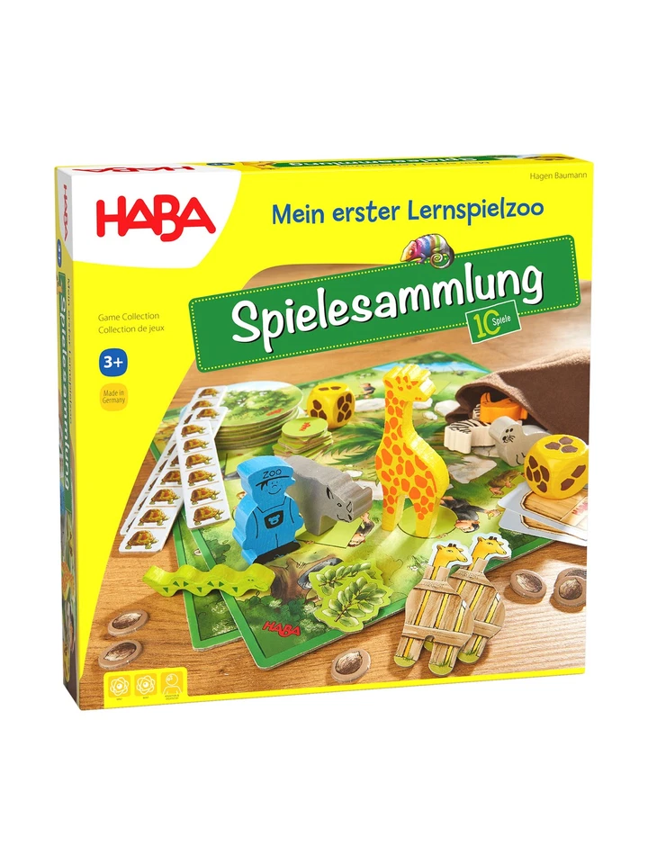 Haba Spielesammlung Mein Erster Lernspielzoo Lernspiel Brettspiel Kleinkinder - Bild 1 von 1