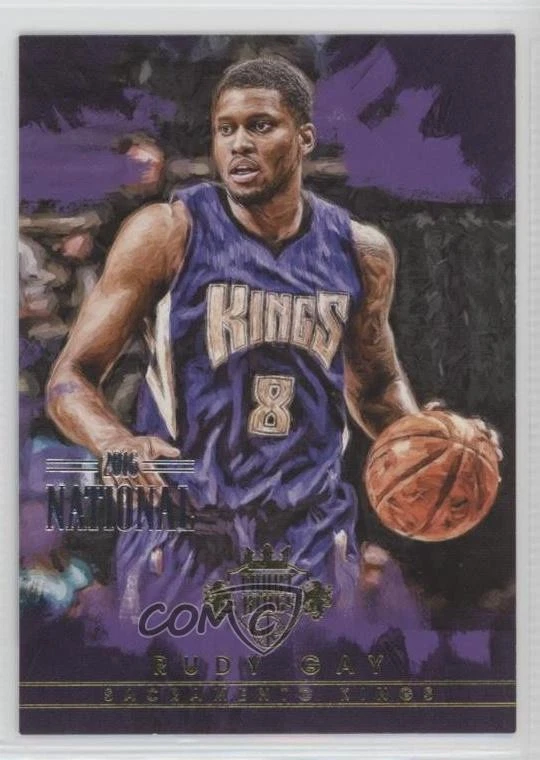 2015-16 Panini Court Kings 2016 National /5 Rudy Gay #21 - Image 1 of 2